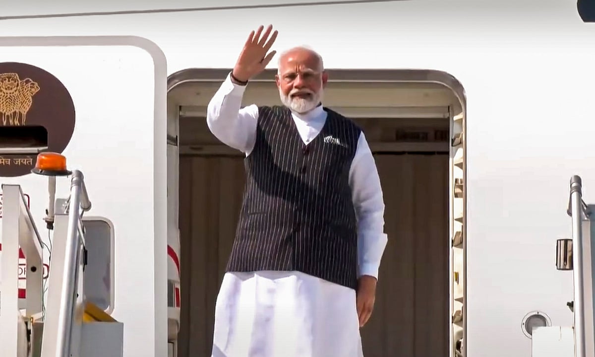 PM Modi on Wednesday departed for Poland, from there he will leave for Ukraine on August 23. - PTI